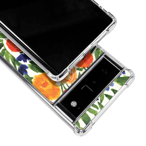 Bouffants and Broken Hearts Garden 6 Google Pixel 6 Clear Case